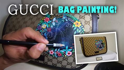 gucci slides youtube paint